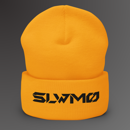 SLWMO Logo Cuffed Beanie (Black Thread)