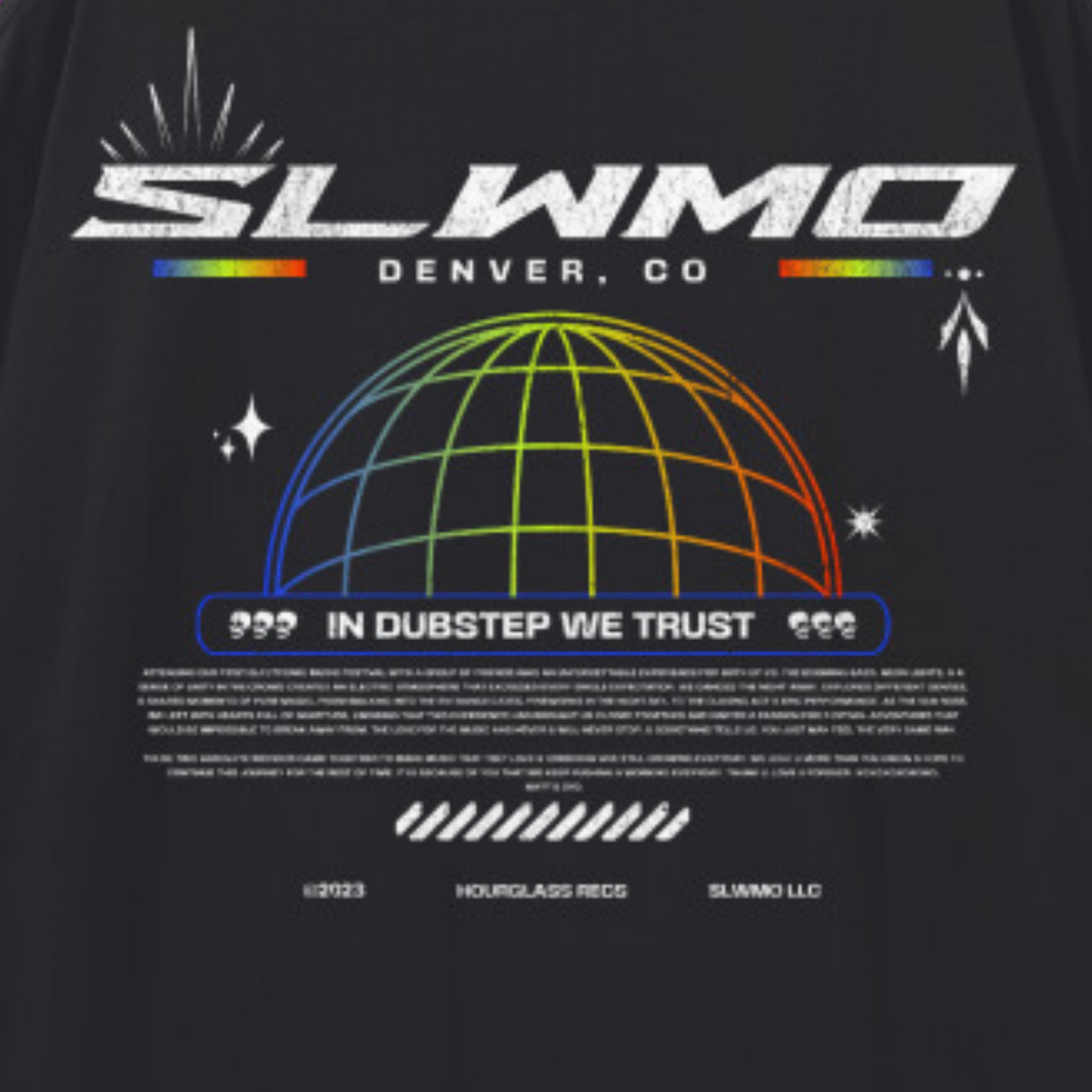 SLWMO In Dubstep We Trust Drop Shoulder Heavyweight Tee