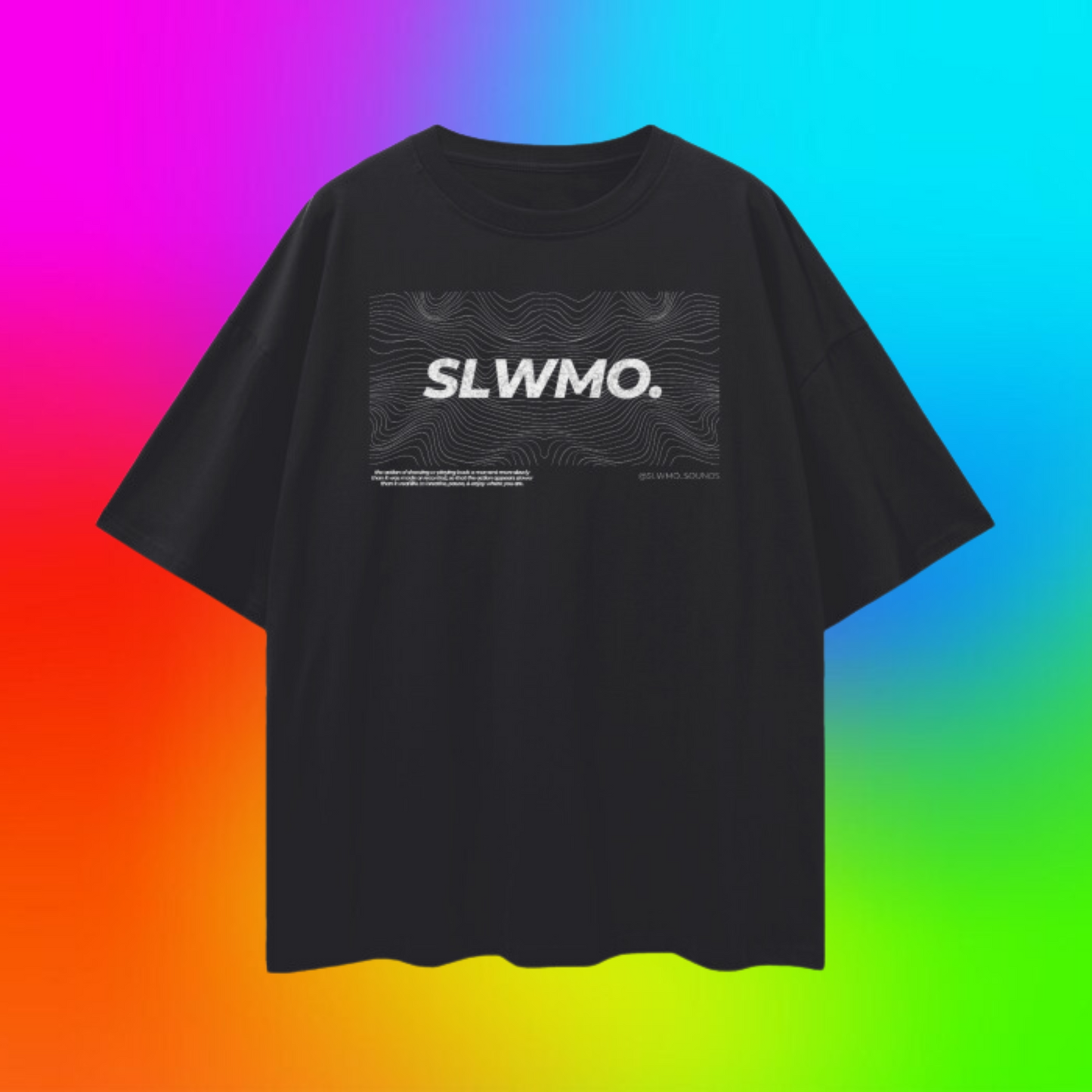 SLWMO Wavy Drop Shoulder Heavyweight Tee