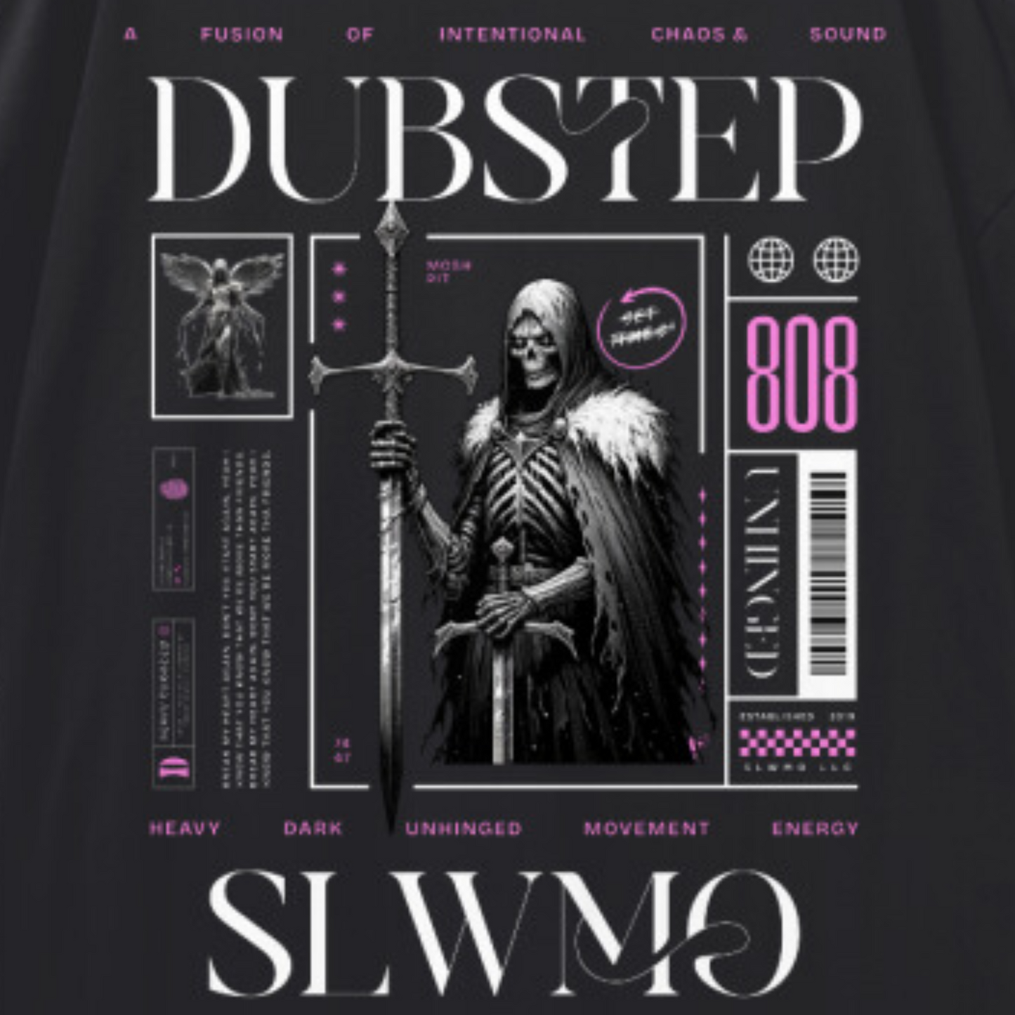 SLWMO Mosh Pit Drop Shoulder Heavyweight Tee
