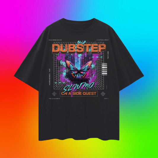 SLWMO Side Quest Drop Shoulder Heavyweight Tee