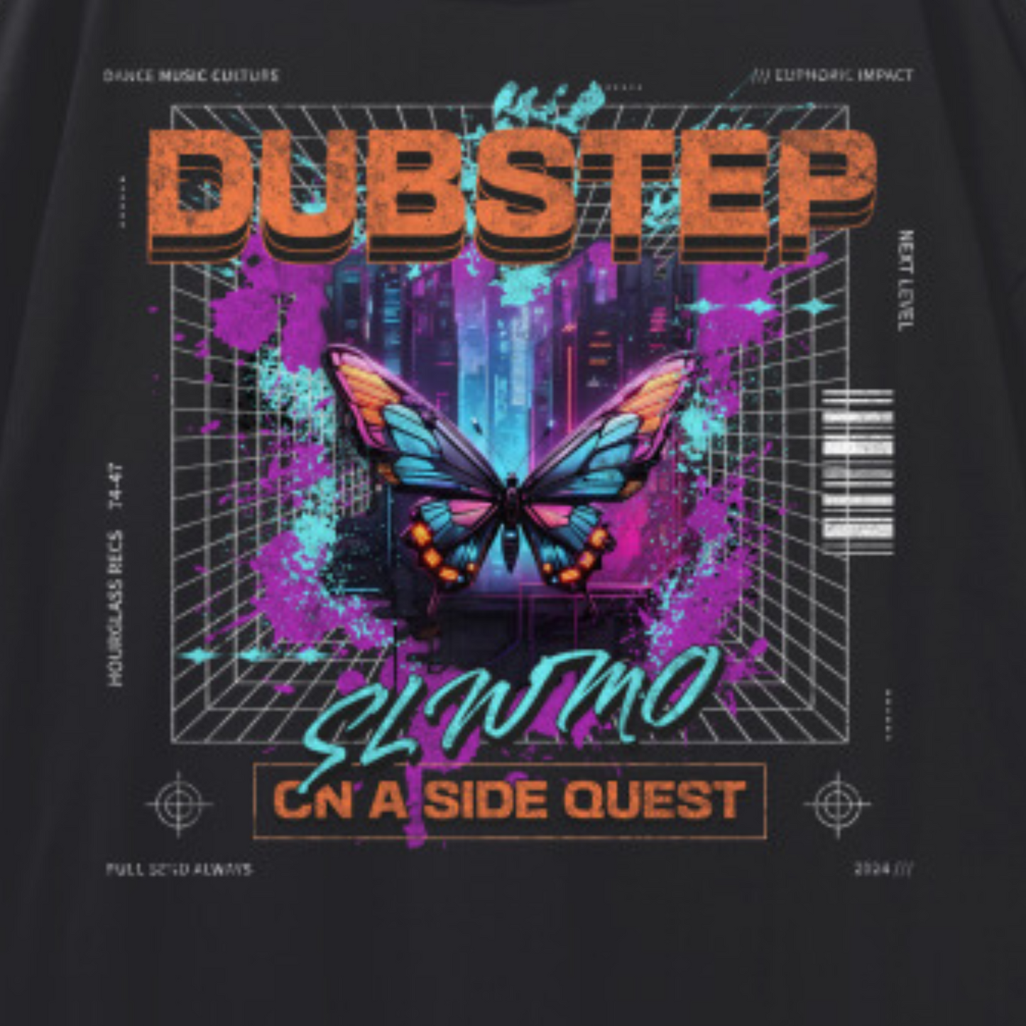 SLWMO Side Quest Drop Shoulder Heavyweight Tee