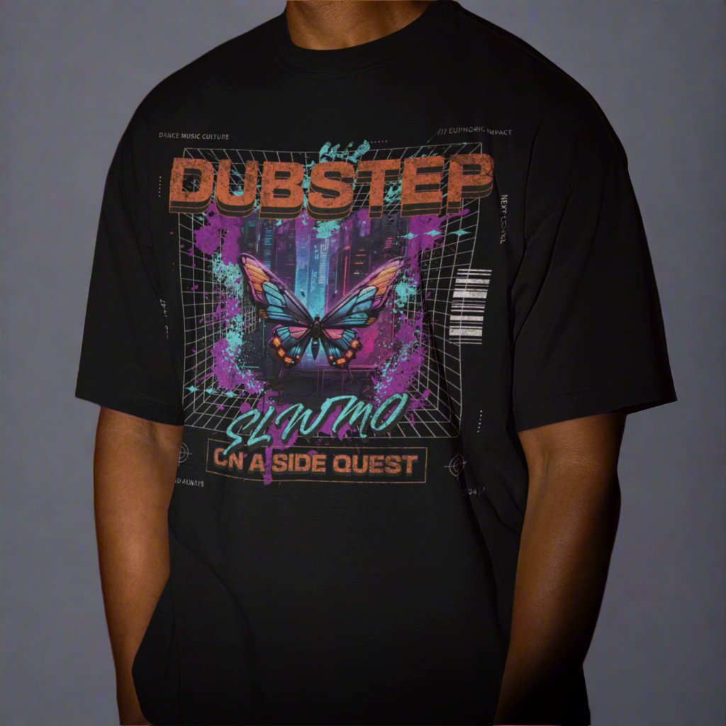 SLWMO Side Quest Drop Shoulder Heavyweight Tee