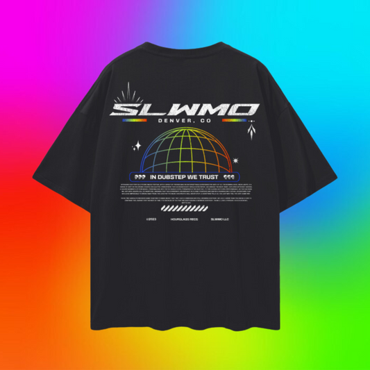 SLWMO In Dubstep We Trust Drop Shoulder Heavyweight Tee