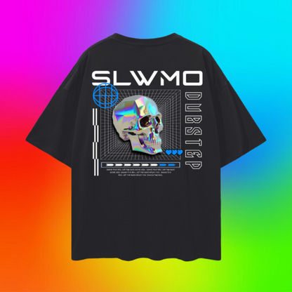 SLWMO Skull Future Drop Shoulder Heavyweight Tee