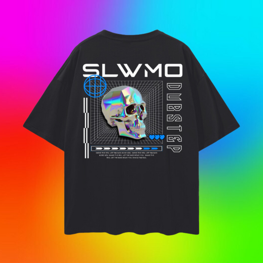 SLWMO Skull Future Drop Shoulder Heavyweight Tee