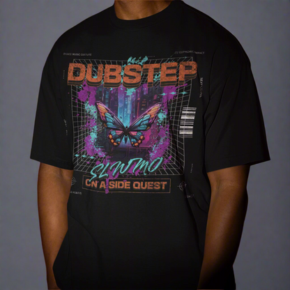 SLWMO Side Quest Drop Shoulder Heavyweight Tee